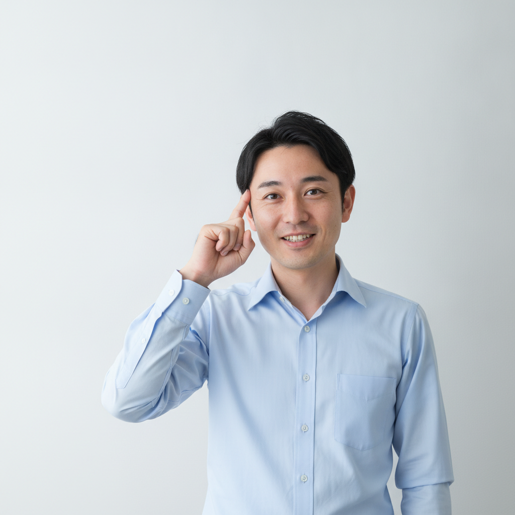 「そうなんだ」と気づいた表情の男性